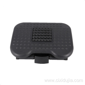 Angle height adjustable plastic massage footrest